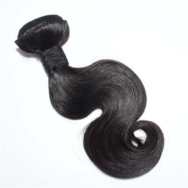 Qingdao Natual Black Color Indian Body Wave Hair Extensions YJ6